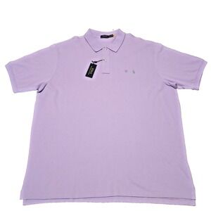 Polo Ralph Lauren Polo Shirt Mens 3XB BIG Purple Solid Casual Short Sleeve